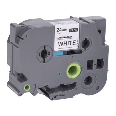 Weemay TZ251 TZe251 TZ-251 TZe-251 24mm Black on White Compatible Label Tape Cartridge for Brother P Touch PT-2100